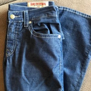 True Religion Corduroy Straight Flap Pant